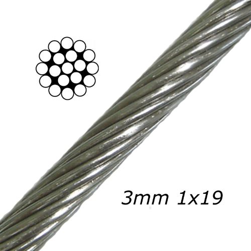 3mm 1x19 Wire Rope