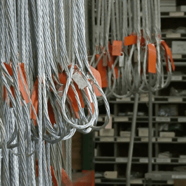 Where Wire Rope Sling Of Different Diameters Are Used