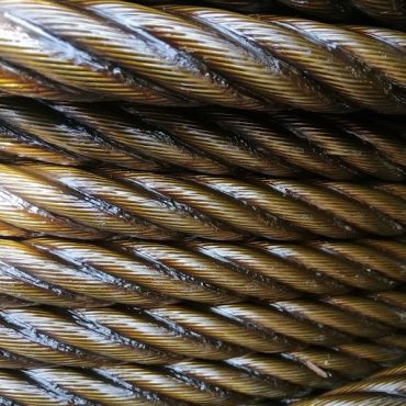 Ungalvanized wire rope