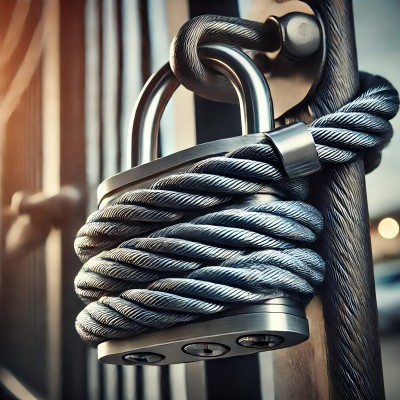 steel rope locks