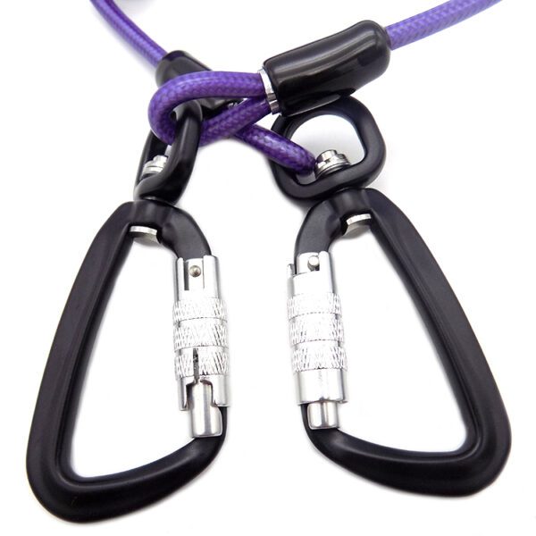 super heavy duty wire lanyards with screwgate carabiners for working at height - Image 5