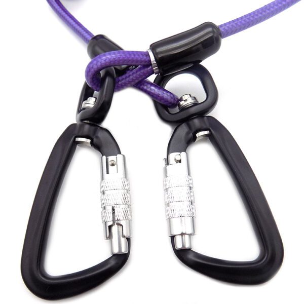 super heavy duty wire lanyards with screwgate carabiners for working at height - Image 6