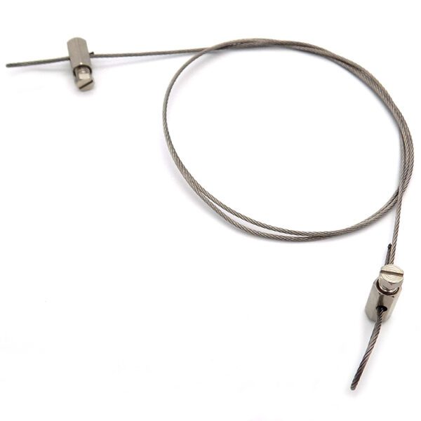 1.5mm Zinc Plated Wire Rope Loop Clamp Grip 1mm - 1.5mm Cable - Image 3