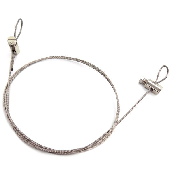 1.5mm Zinc Plated Wire Rope Loop Clamp Grip 1mm - 1.5mm Cable - Image 6