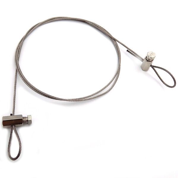 1.5mm Zinc Plated Wire Rope Loop Clamp Grip 1mm - 1.5mm Cable - Image 2