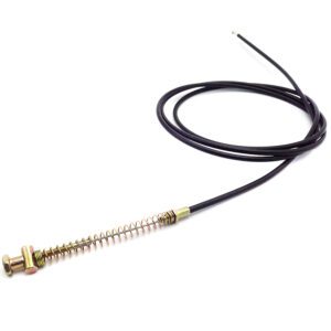 Custom Length Electric Vehicle Brake Cable, OEM Drum Brake Wire for Scooter/Motorcycle, Steel Core Brake Line with Protective Sleeve